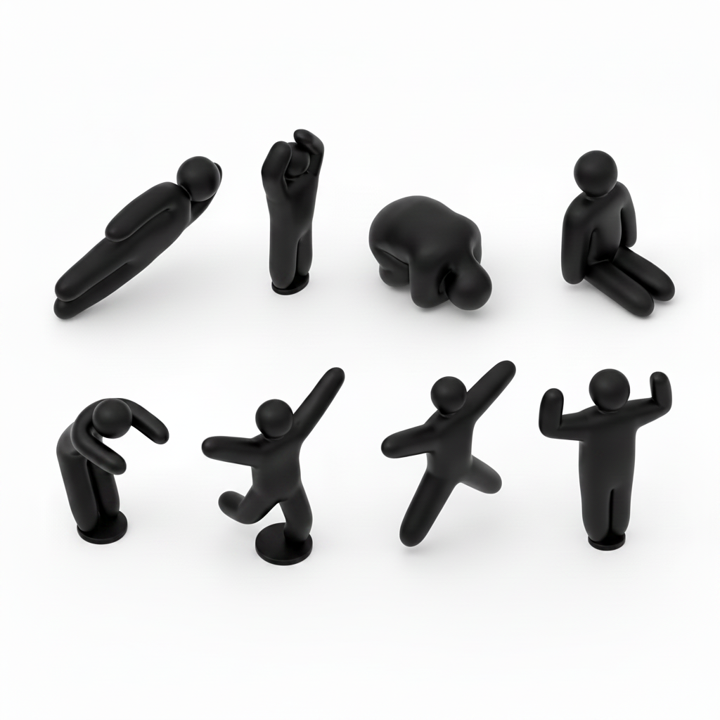 NAMVEXO Meccha Chameleon figurine set for gaming desk and shelf decor