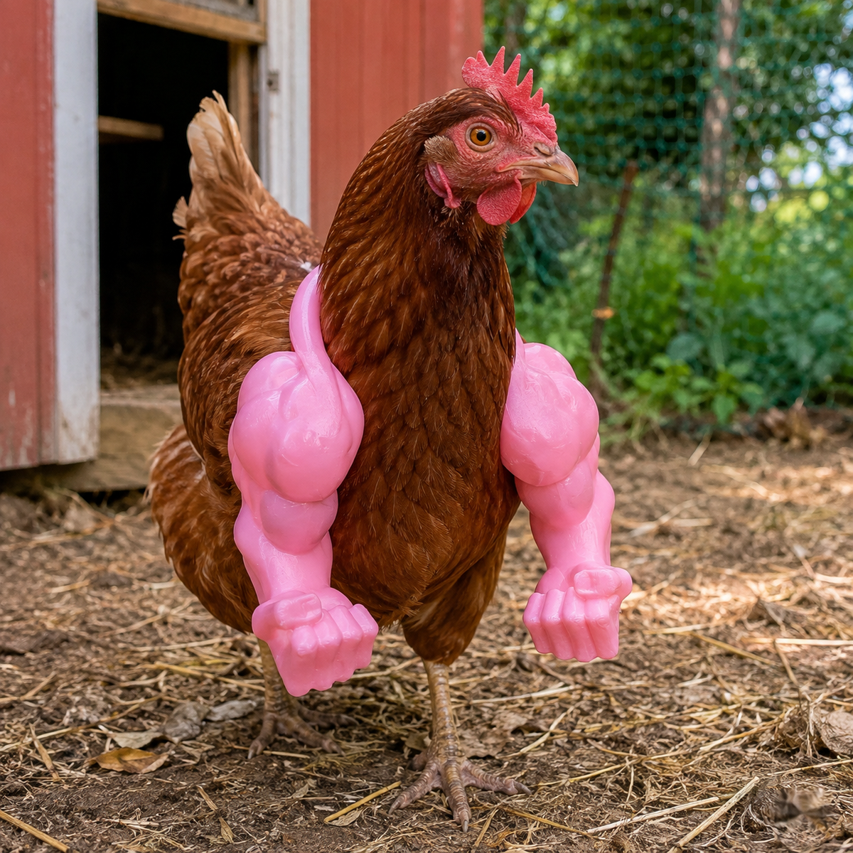 NAMVEXO pet muscle arms costume accessory detail
