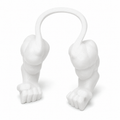 White 3D printed pet muscle arms costume by NAMVEXO