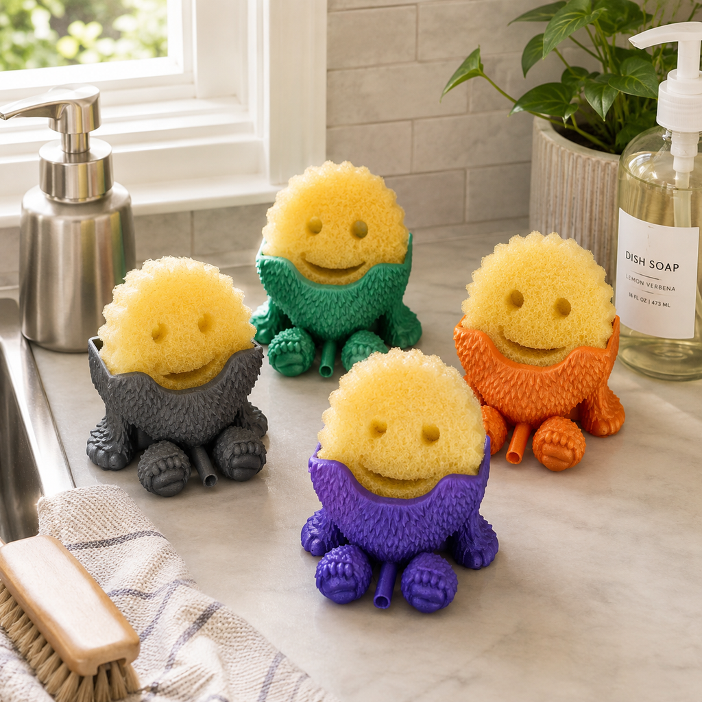 NAMVEXO 3D printed Bigfoot kitchen sponge holder and sink organizer
