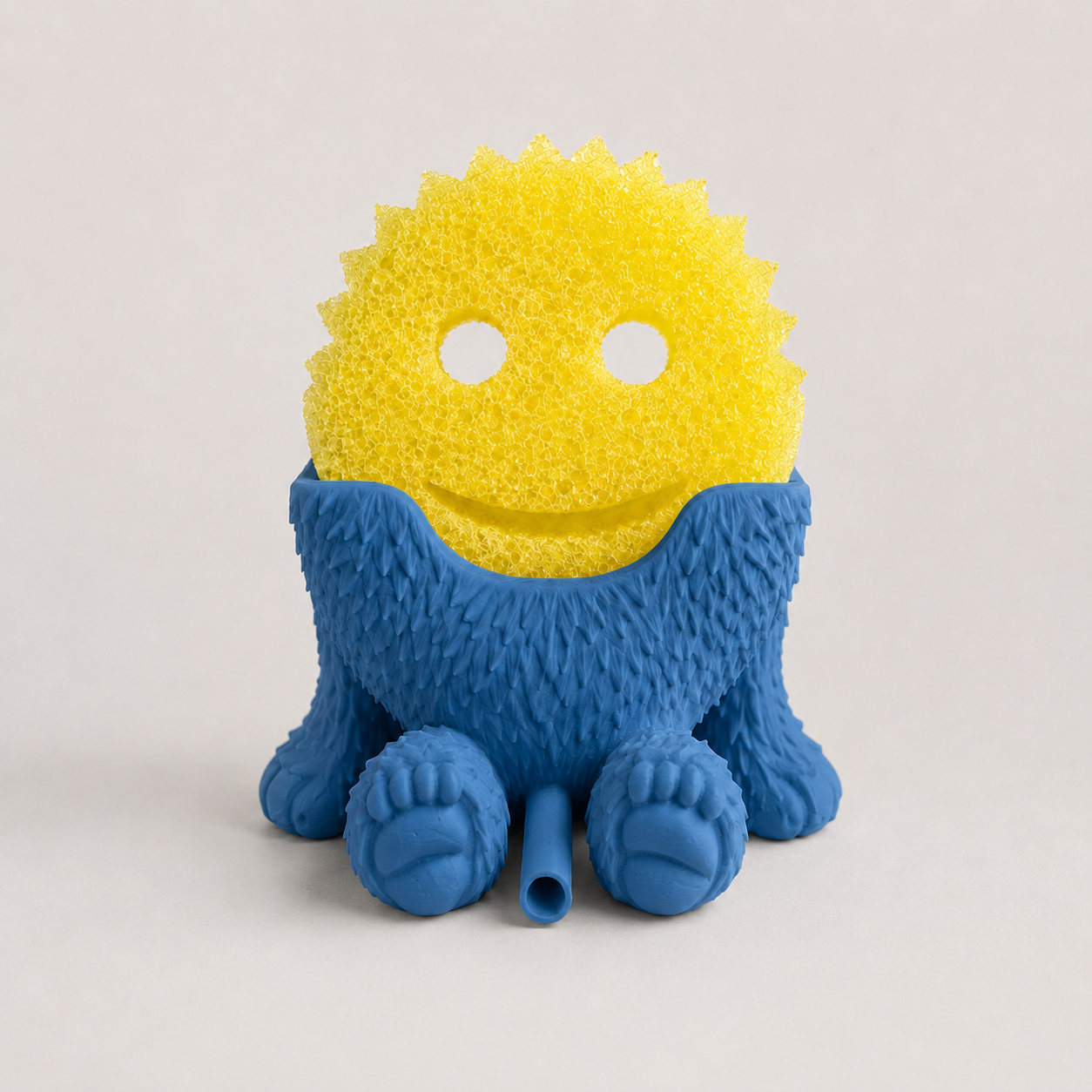 3D printed Bigfoot sponge holder for organized kitchen sink counters