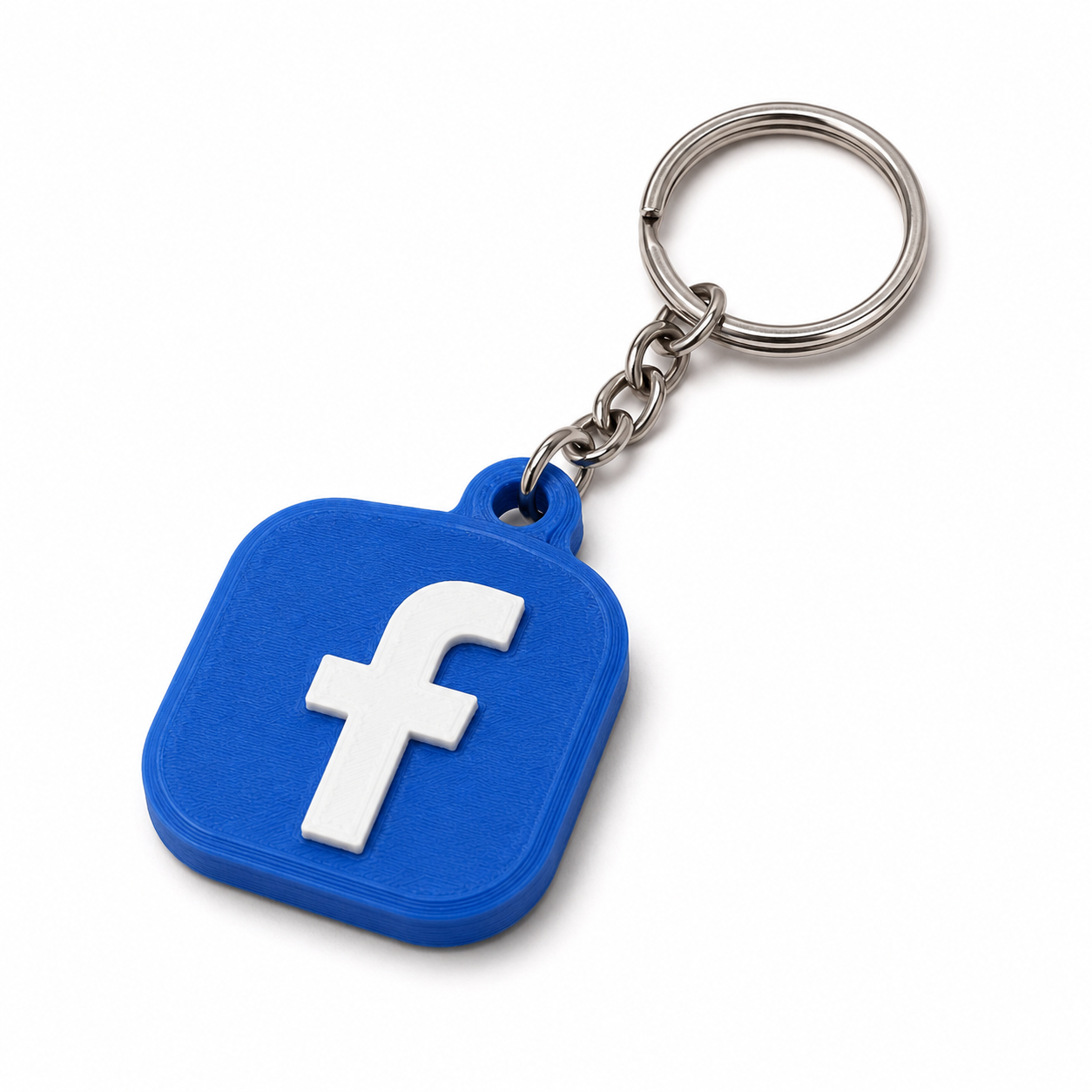 Facebook design NFC keychain for sharing a profile, page, or group link