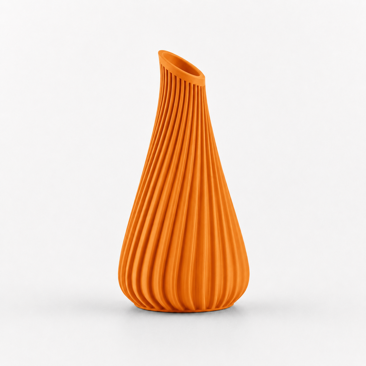 Decorative 3D printed Lagos vase for dried flowers and modern shelf styling