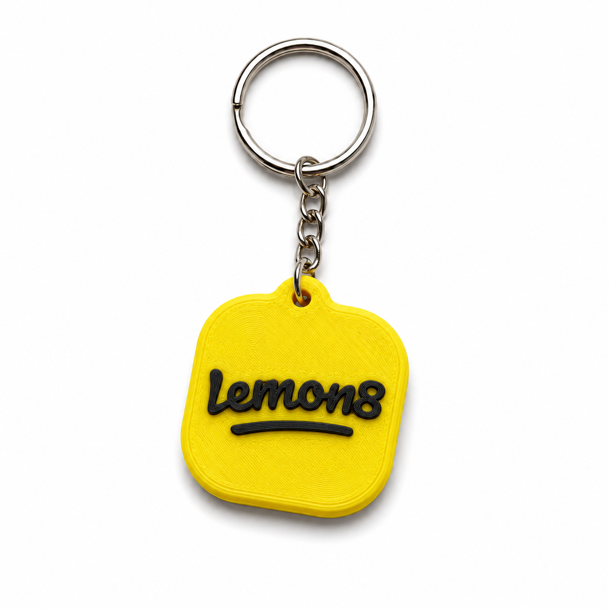Lemon8 design NFC keychain for sharing a creator profile or post