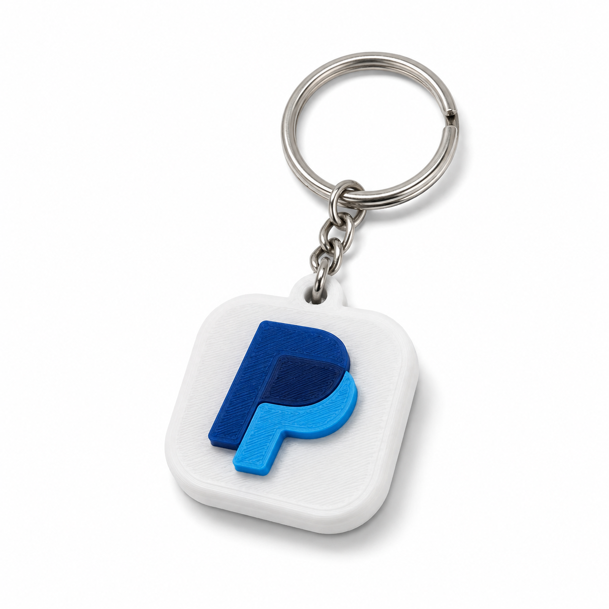 PayPal design NFC keychain for opening a customer-provided PayPal link