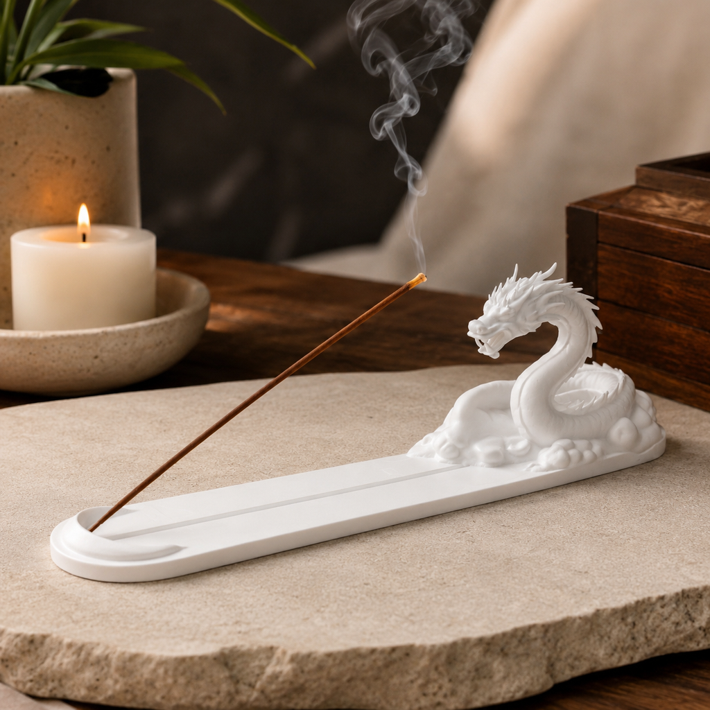 3D printed incense stick holder with integrated ash tray by NAMVEXO