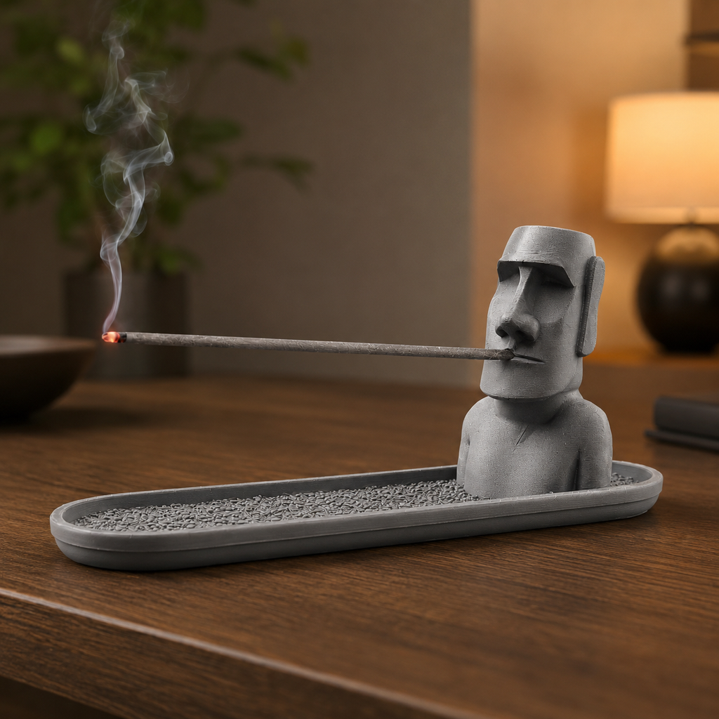 Modern incense holder tray for home fragrance, meditation, and decorative display