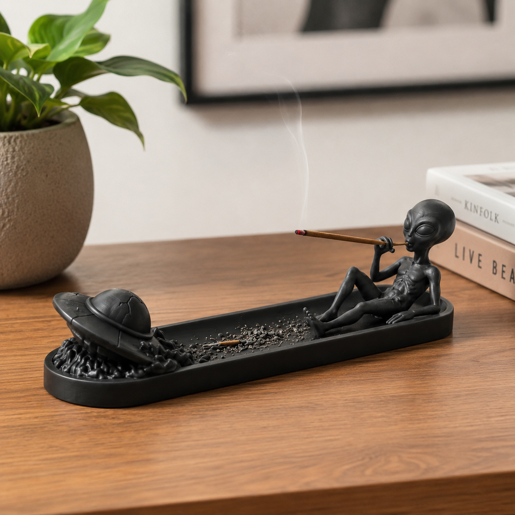 3D printed incense stick holder and ash catcher for relaxation space decor