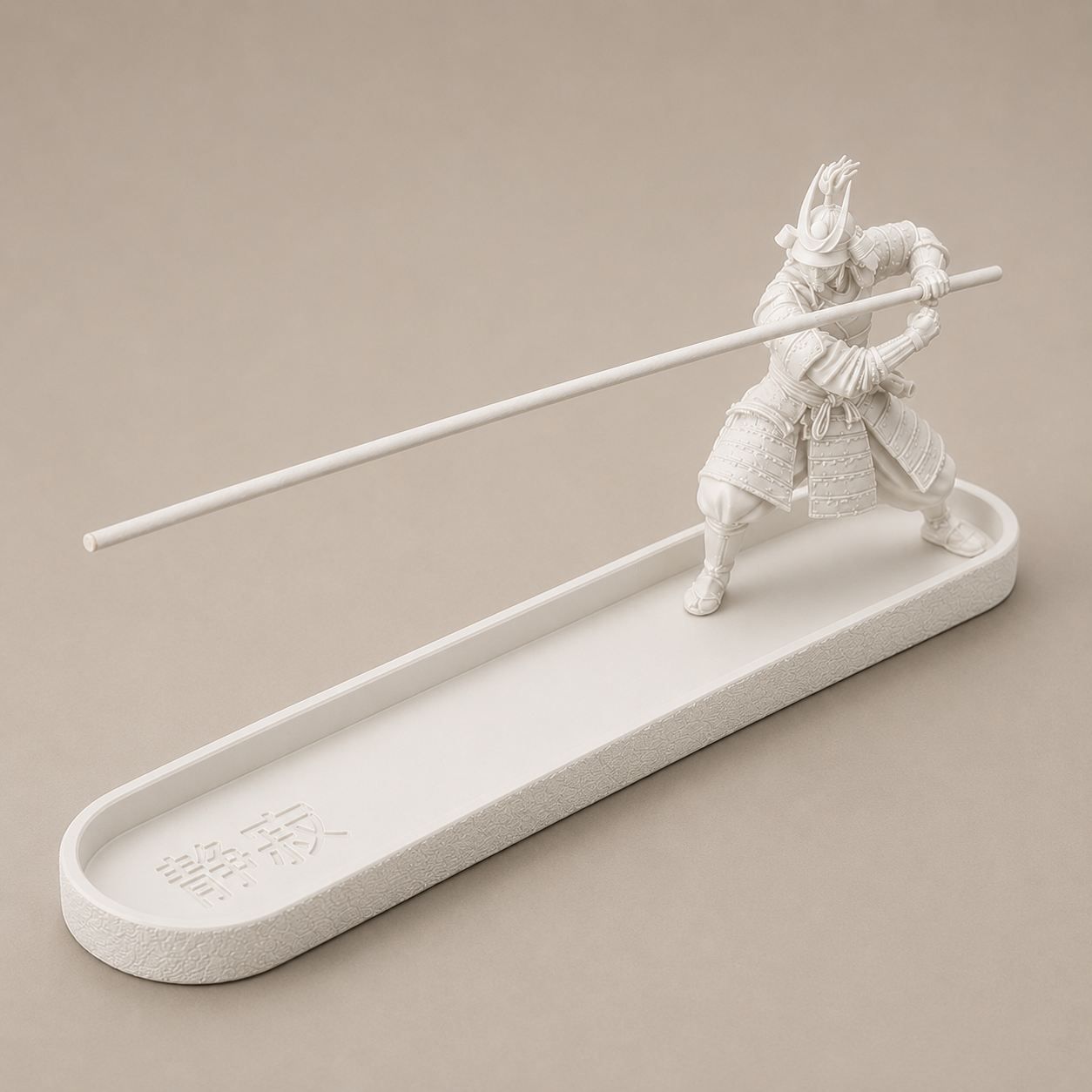 Sculptural incense holder and ash catcher for meditation and tabletop home decor