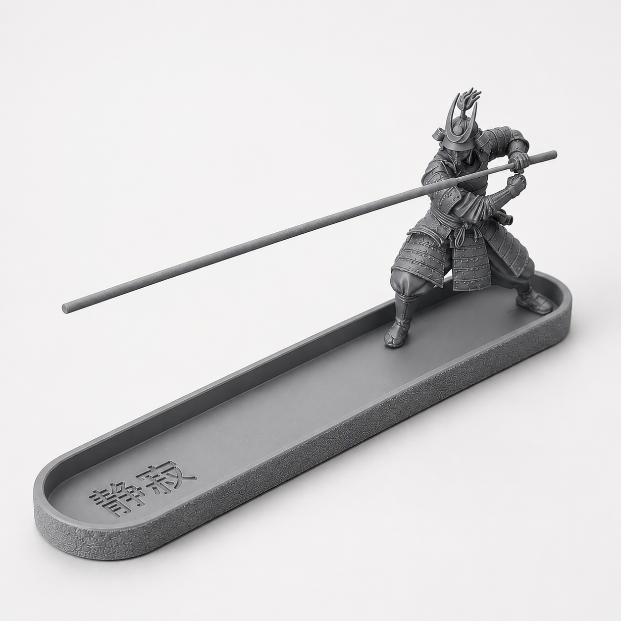 Modern incense holder and ash catcher tray for peaceful interior spaces