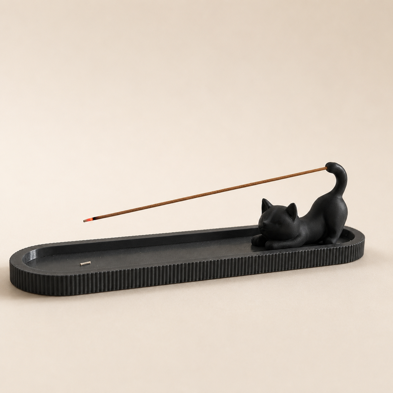 3D printed incense burner holder for home fragrance and organized ash collection