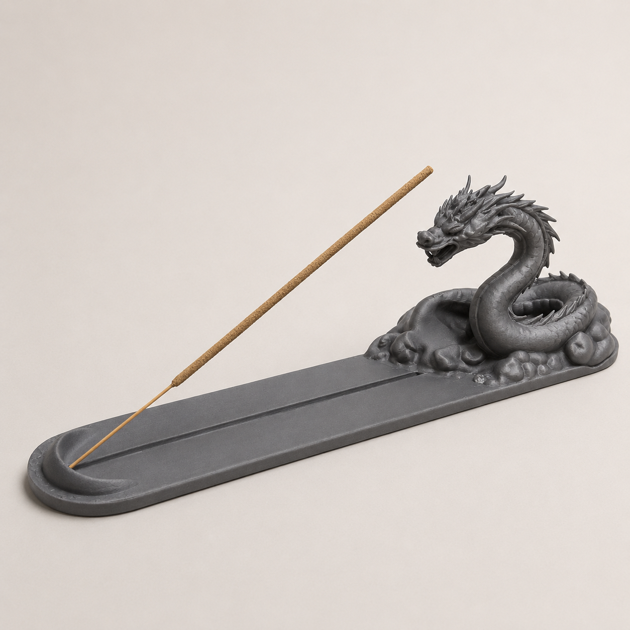 Modern 3D printed incense holder tray for home fragrance and meditation spaces