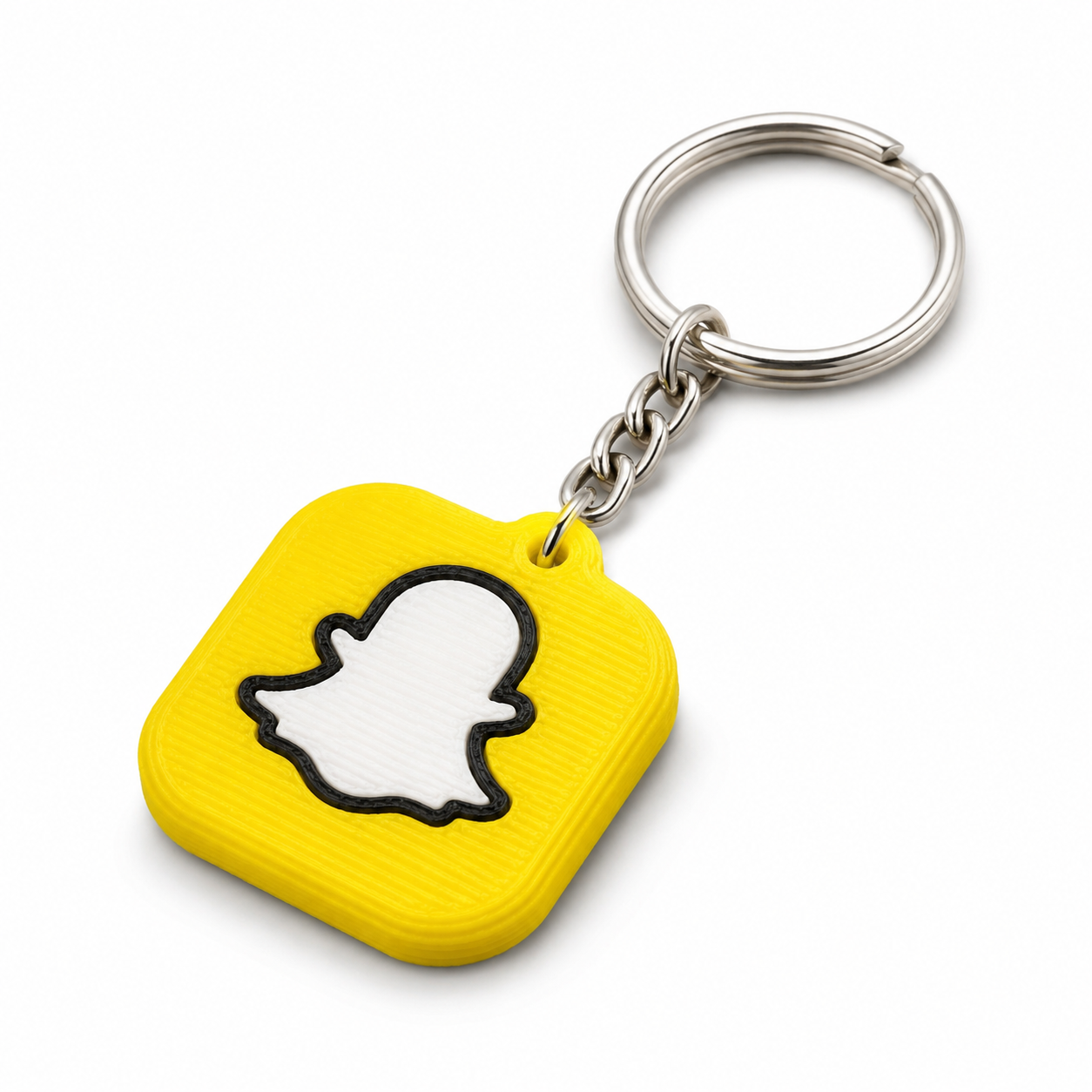 Snapchat design NFC keychain for sharing a profile or public page