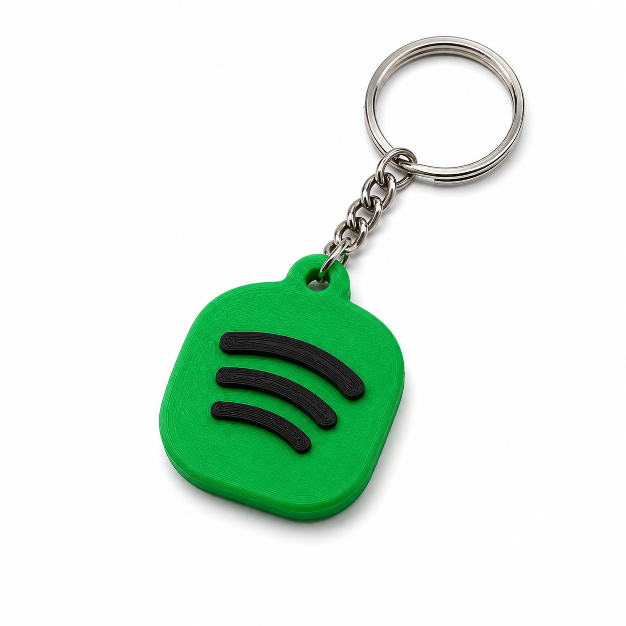 Spotify design NFC keychain for sharing an artist, playlist, podcast, or track