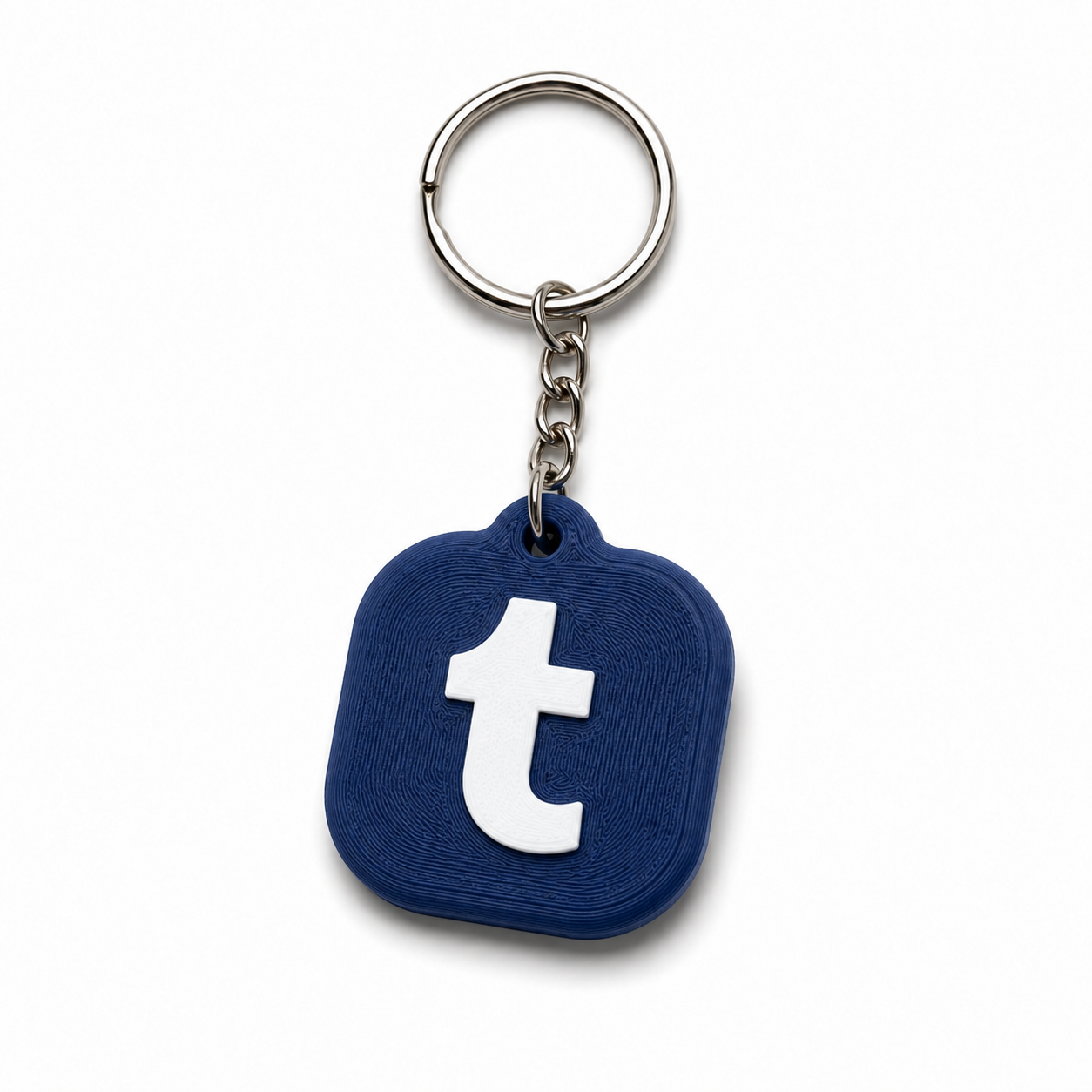 Tumblr design NFC keychain for sharing a blog, profile, or post